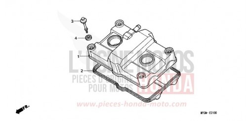 COUVERCLE DE CULASSE CB500V de 1997